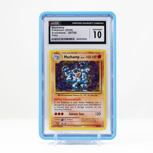 Machamp graded CGC 10 for sale on eBay