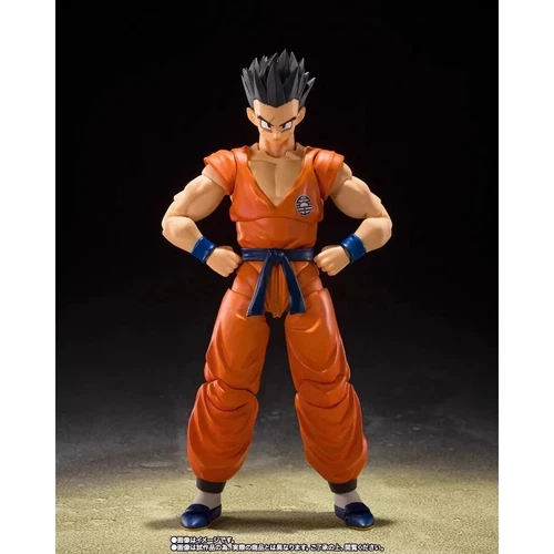 Bandai S.H. Figura de acción de juguete Figuarts Dragon Ball Z Yamcha SHF juguete en mano - Imagen 7 de 10