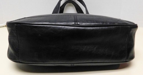 Bolso Hobo de Hombro Antonio Melani Signature Negro Cuero Genuino Bolso de Mano - Imagen 10 de 11