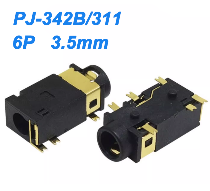PJ-342B PJ-311 3.5mm Audio Jack Connector PCB Mount Female Socket