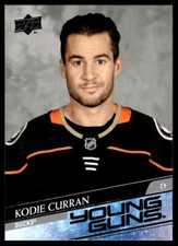 2020-21 Upper Deck Young Guns Kodie Curran Rookie Anaheim Ducks #708 R113