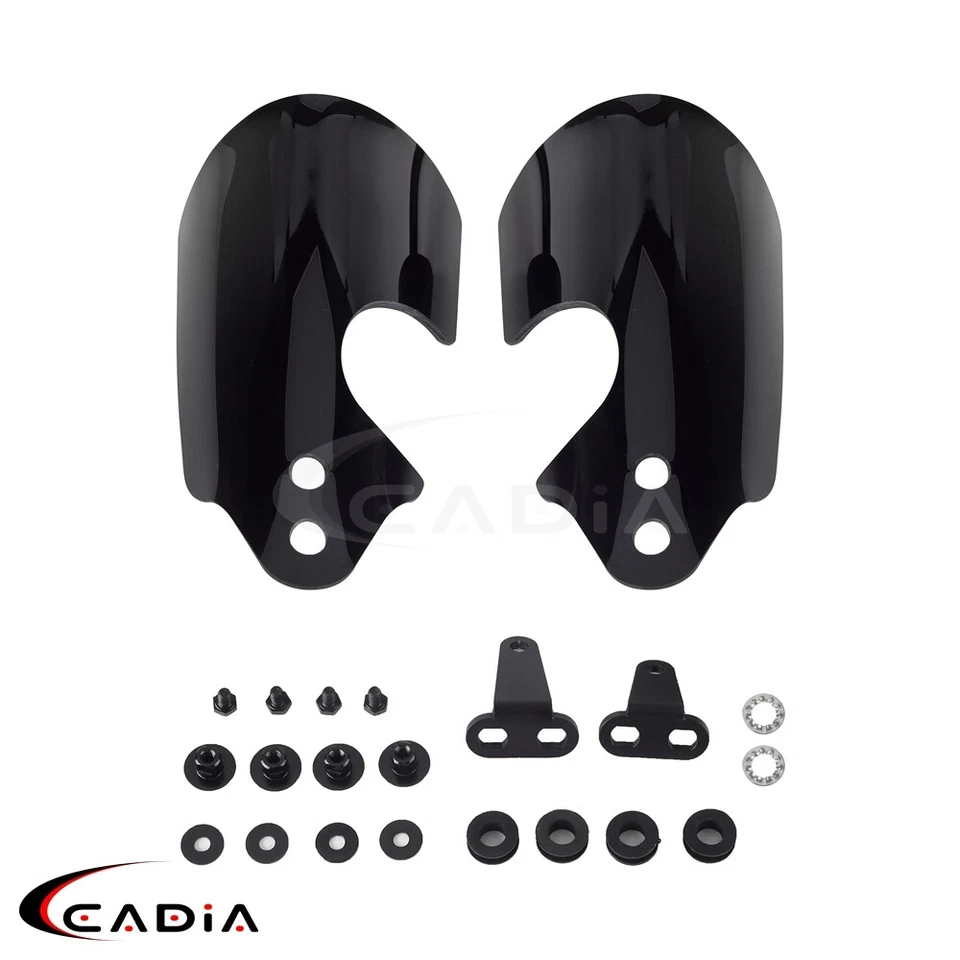 Handguard Protector Kit For Harley Dyna Fat Bob FXDF Wide Glide FXDWG Road King - Image 4 of 4