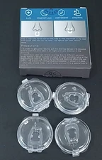 4PC Silicone Magnetic Anti Snore Nose Clip Stop Snoring Apnea Aid Device Stopper