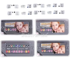 20Pc Dental Orthodontic Monocrystalline Sapphire Braces Ceramic Bracket Roth/MBT