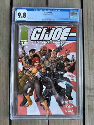 G.I. Joe #1 CGC 9.8 White Pages  Image Comics September 2001
