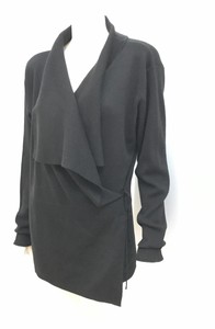 black long thick cardigan