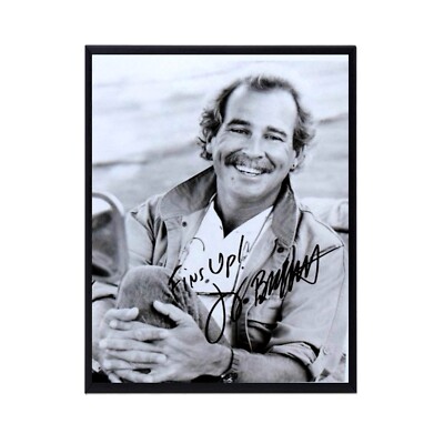 FRAMED Jimmy Buffett Signed Replica 12