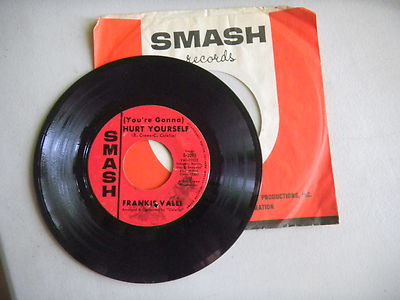 FRANKIE VALLI hurt yourself / night hawk SMASH SLEEVE    45