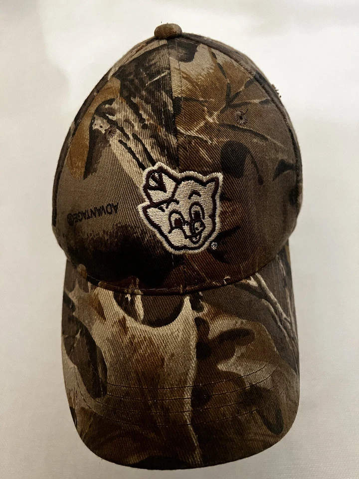 Vtg Piggly Wiggly Mossy Oak Advantage Camo Trucker Cap Hat Adjust Embroidered - Image 3 of 4