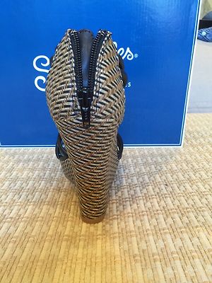 その他 s SEYCHELLES WEDGE SHOES BLACK/GOLDISH BEIGE 6 1/2 NWT | eBay