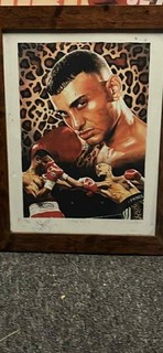 Prince Naseem Boxing Print With Signature
