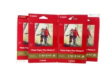 Canon Photo Paper Plus Glossy II 4 x 6 Inkjet Printer Paper Bundle 600 Sheets