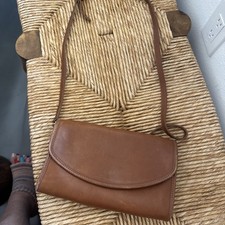 Vintage 90’s Coach Sterling Clutch 9945 British Tan Made in USA w Tag 10x6