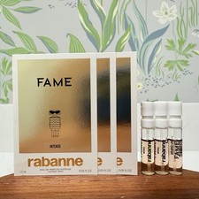 3x Paco Rabanne Fame Eau de PARFUM INTENSE Sample Spray 0.05oz 1.5ml NEW RELEASE