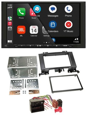 JBL MP3 DAB Bluetooth USB 2DIN Autoradio für Mercedes Sprinter W906 ab 06 Rubber