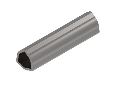 Weasler 39-3/8'' x 32.5 MM x 2.6 MM Wall Tri-lobe Outer Profile Tubing 1 Series