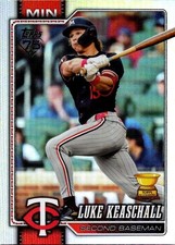 topps 75 baseball luke keaschall rookie cup rainbow foil