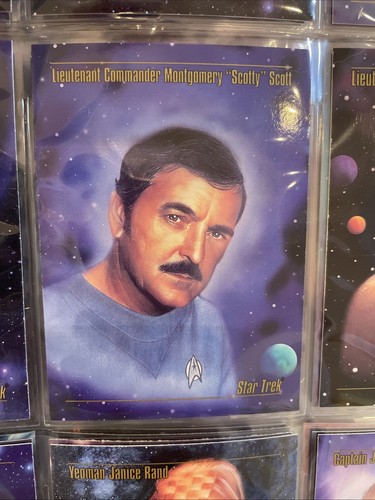 1993 Star Trek Skybox Master Series base set 1-90 w/binder | eBay