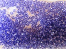 Full pack 720 Preciosa Machine Cut Round Beads 4mm Tanzanite