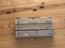 Genuine Set of 3 Konica Minolta TN319 CMY Toner Cartridges Bizhub C360