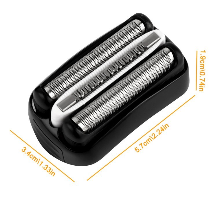 2X Replacement Shaver Foil Razor Head Cutter#For Braun Series 3 32B 3090CC/3040S