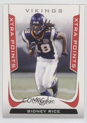 2011 Panini Prestige Xtra Points Red 6/100 Sidney Rice #111 0q3