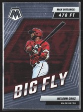 2022 Panini Mosaic #BF-9 Nelson Cruz Big Fly