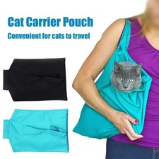 Anti-Scratch Cat Carrier Bag - Breathable Soft Tote Pouch for Safe Pet Travel