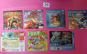 Dreamcast Video Game Inlays House Of the dead shenmue sega rally quake & more