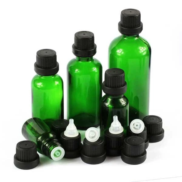 Botella cuentagotas euro de vidrio de lujo de 5 ml-100 ml para contenedor de aceite esencial compra a granel Foto 3 de 4