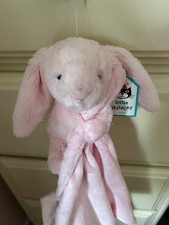 NEW WITH TAGS - JELLYCAT BASHFUL PINK  BUNNY SOOTHER LITTLE JELLYCAT RETIRED