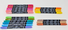 Stampin Up Dual Tip Markers Lot 19 Retired Colors Brights Regals Teal Pink Green