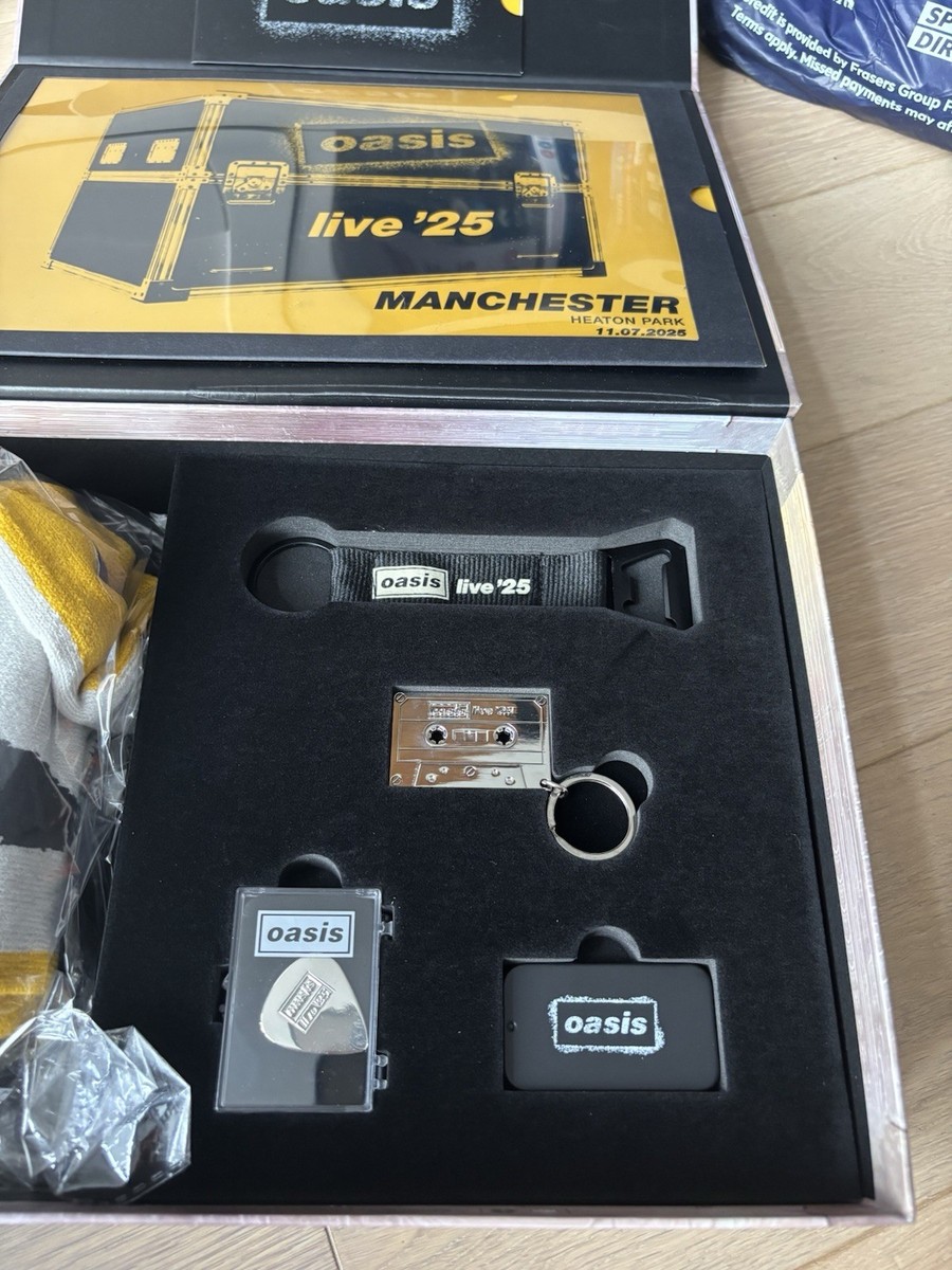 OASIS Live '25 Rare VIP Collector's Box- Manchester Night 1 (11
