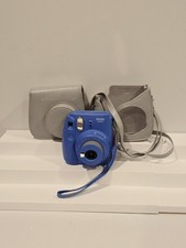 Fujifilm Instax Mini 9  Cobalt Blue Instant Film Camera with Carrying Case