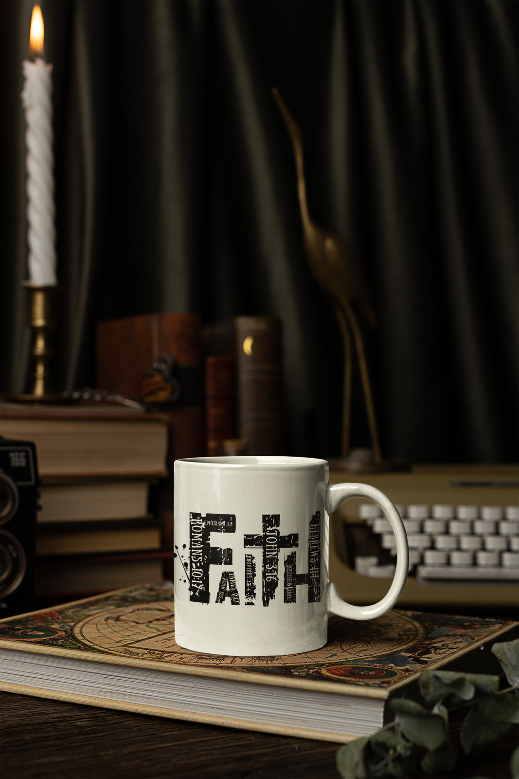 Faith Stylish Motivational Ceramic Coffee Mug