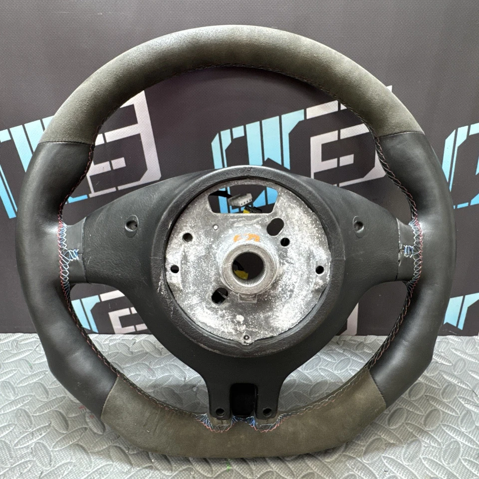 1999-2003 BMW E39 M5 РУЛЕВОЕ КОЛЕСО ALCANTARA ЗАМШЕВАЯ КОЖА ПЛОСКИЕ ПЕРЕКЛЮЧАТЕЛИ - Изображение 3 из 4