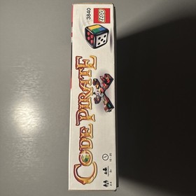 LEGO 3840 PIRATE CODE Set BOARD GAME 100% COMPLETE w/ MANUALS & SKELETON MINFIG