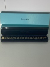 TIFFANY  CO. 1837 LOCK BRACELET - 750 GOLD - 7" - 30.2g