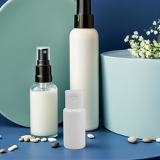 5 Pcs 20 Ml Flip Cap Plastic Bottles Refillable Leakproof For Travel Cosmetics