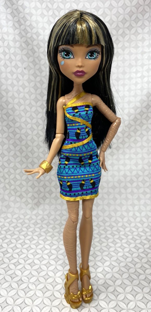 Monster High G2 Ghoul's Beast Pet Cleo De Nile Doll Cat Dress