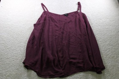 Torrid Women's Burgundy Size 4 Polyester Camisole Top Dark Fairy Witchy