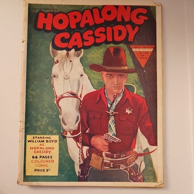  HOPALONG CASSIDY #13 1947 FAWCETT~G/VG, WILLIAM BOYD/TOPPER CV, D. BOONE JR.~GB