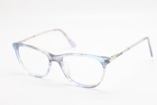 NEW NICOLE MILLER MAJESTIC C02 BLUE GREY AUTHENTIC EYEGLASSES 55-17