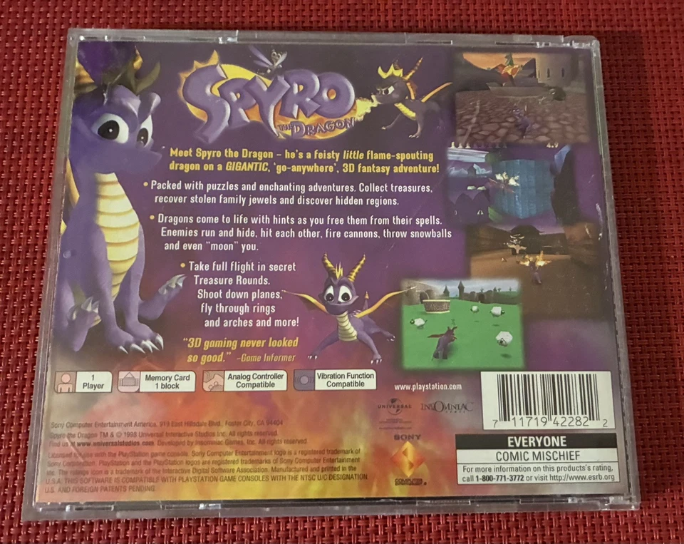 Spyro the Dragon (PlayStation 1, 1998) Foto 3 de 3