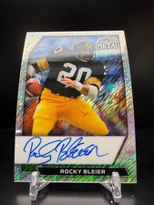 E679 - 2026 Leaf Metal - Rocky Bleier #OC-RB1 - /9 - Auto - Silver Shimmer