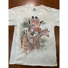 The Mountain T-Shirt Unisex Medium Cream Gira...