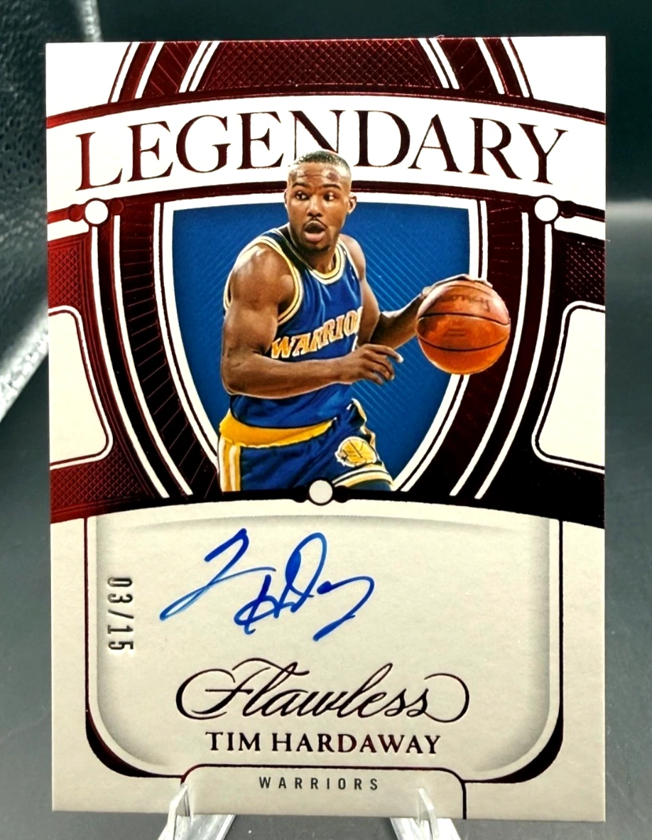 Tim Hardaway Sports Trading Card Singles Autographed Basketball