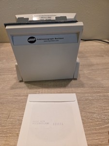 Addressograph Bartizan Model 840 Eletric Credit Card Imprinter Tested Working