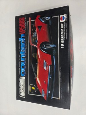 Nitto Lamborghini Countach LP500S 1/24 Scale Plastic Model Kit With Motor