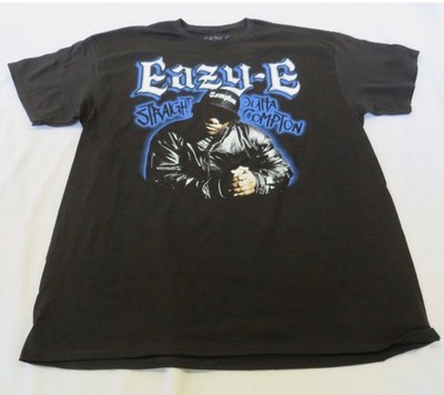 Eazy-E Straight Outta Compton Rap Tee XL Black Graphic Hip Hop Shirt Streetwear